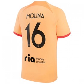 Jalkapallo Pelipaidat/Peliasut Atlético Madrid Molina 16 Kolmaspelipaita 2022-23